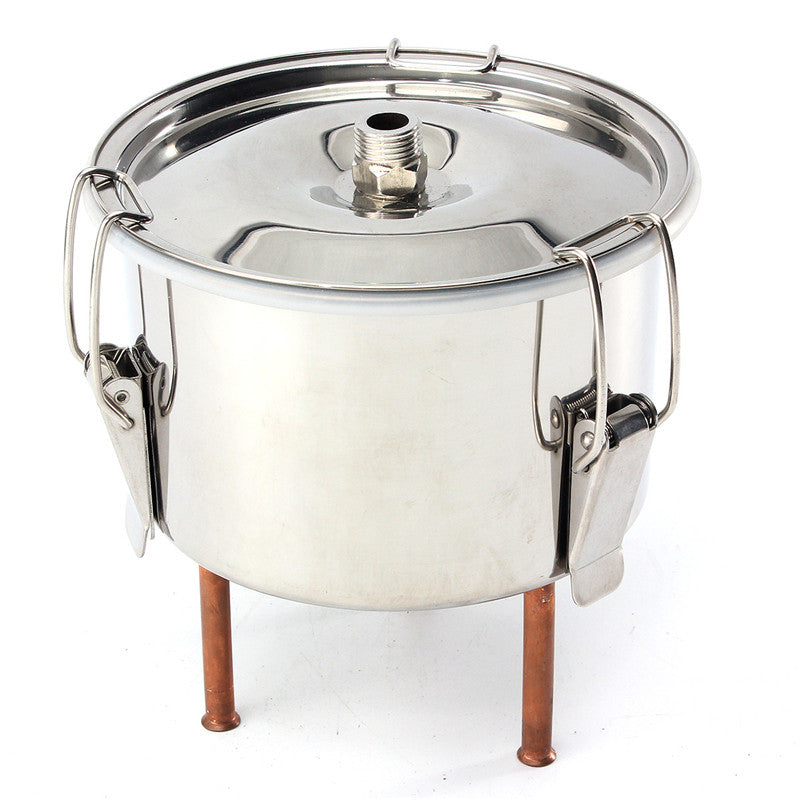 10L 2Gal Home DIY Alcohol Distiller Moonshine Ethanol Copper Still Stainless Kit Still Stainless Brewing Equipment   (Copper)