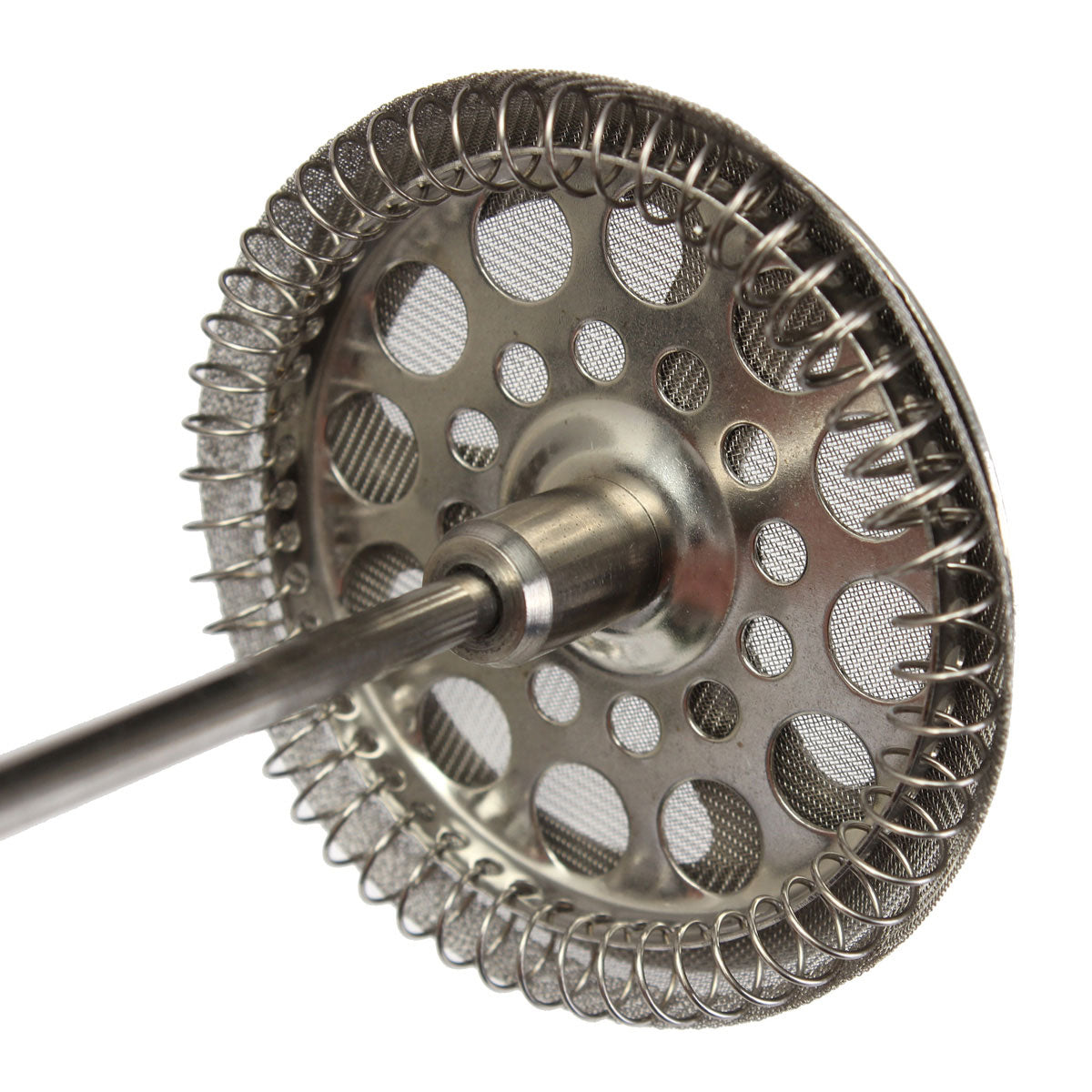 800/1000ml Stainless Steel Double-deck Cafetiere Filter Tea Coffee Maker Water Bottle