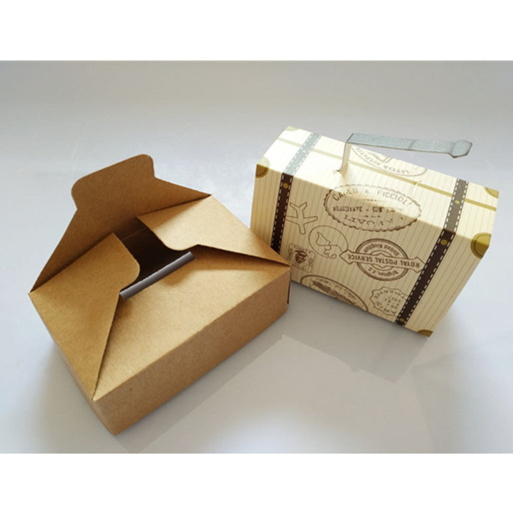 50/100PCS Suitcase Drawer Design Wedding Party Favour Gift Candy Storage Decorations Paper Boxes