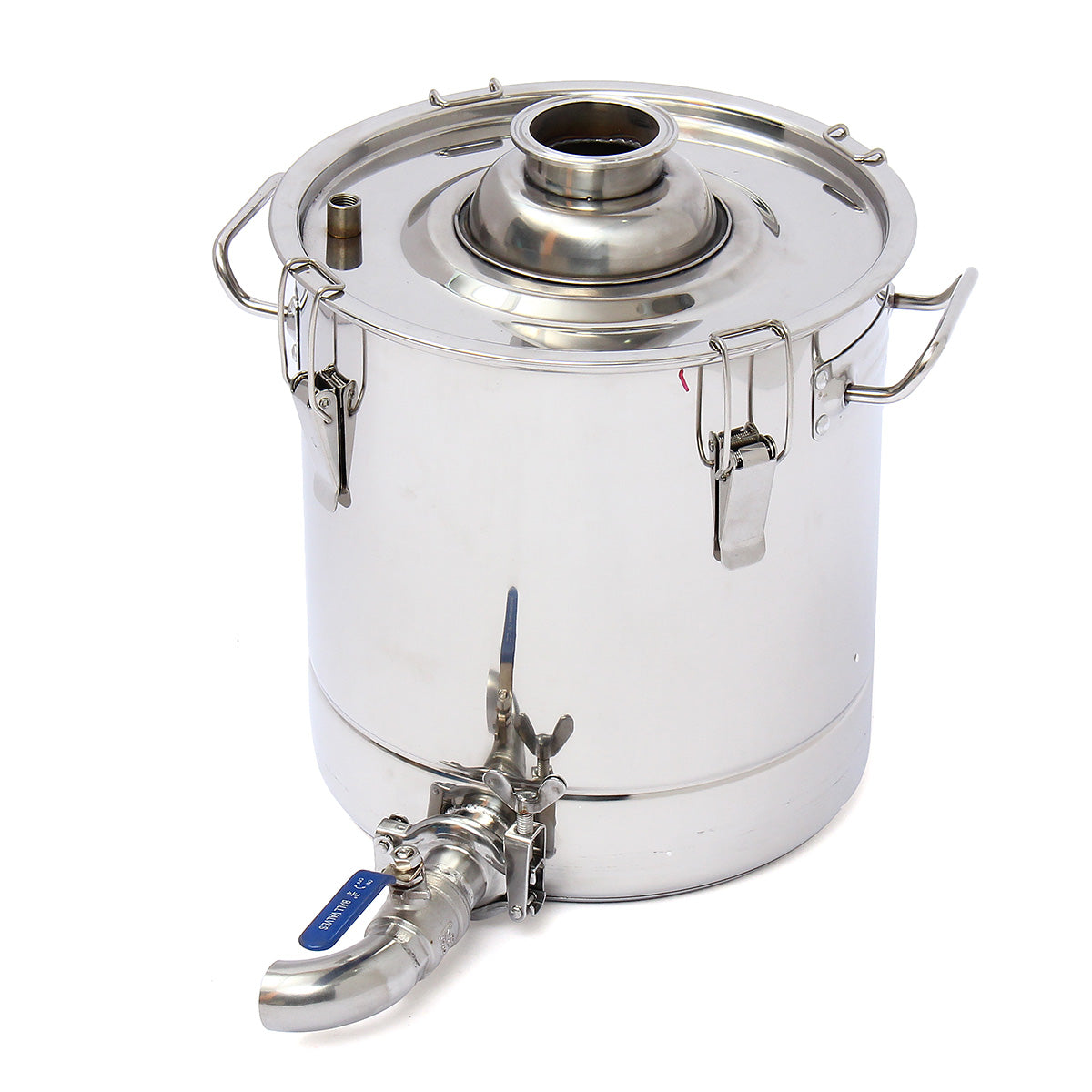 20L/5Gal W*ine Alcohol Water Distiller Moonshine Still Boiler Stainless Copper With Water Pump