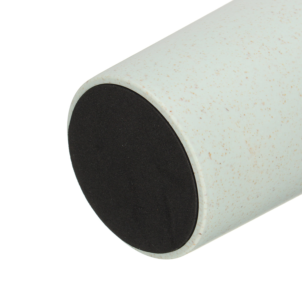 400L Wheat Straw Portable Double-wall Vacuum Bottle Coffee Cup Insulated Mug Water Bottle (Light Blue)