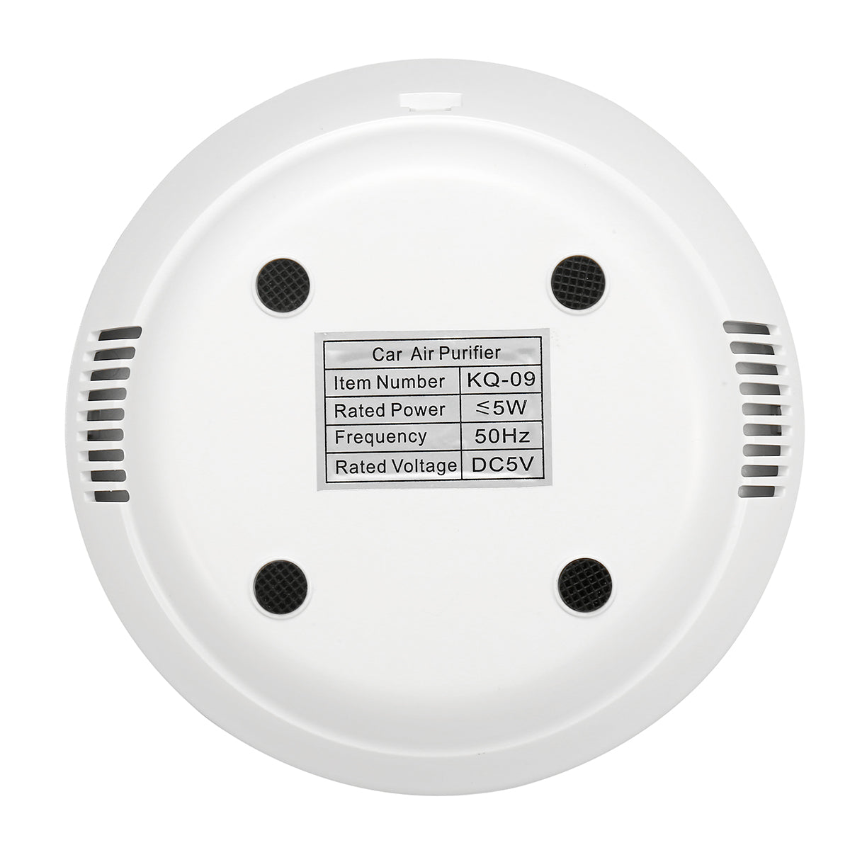 AUGIENB Car Air Purifier With 3 Million Negative Ion And Aromatherapy Filter Rgb Light Ultra Silent And Night Light Removes Smoke/Odors/Dust/Bacteria/Pollen