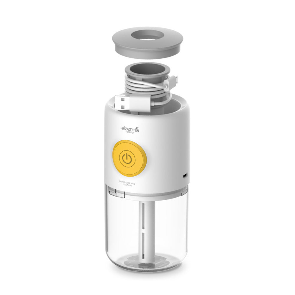 Deerma Mini USB Ultrasonic Mist Humidifier Water Diffusser Air Purifier Mist for Home XIAOMI Cooperation Brand (White)
