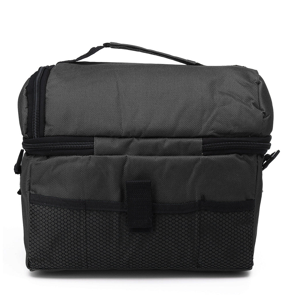 8L Insulated Lunch Box Tote Men Women Travel Hot Cold Food Cooler Thermal Bag  (Black)