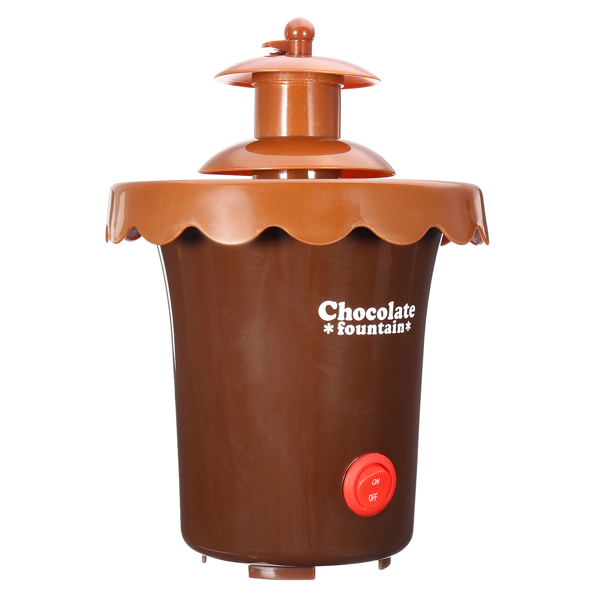 Chocolate Fondue Machine Fountain 2 Tiers Mini Maker Waterfall Melting Machine