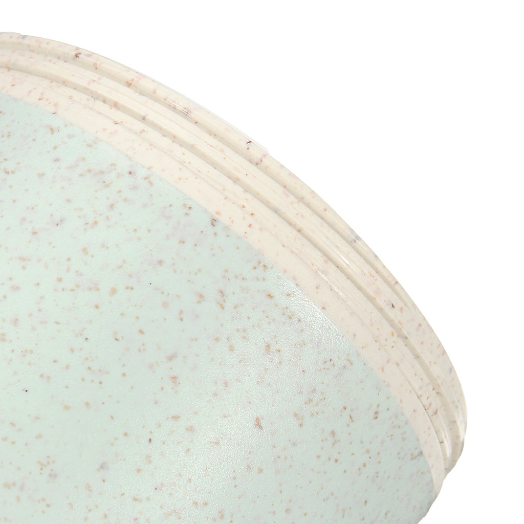 400L Wheat Straw Portable Double-wall Vacuum Bottle Coffee Cup Insulated Mug Water Bottle (Light Blue)