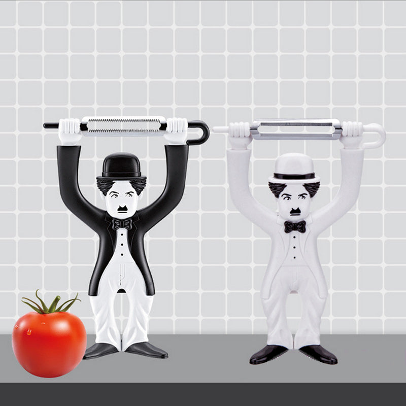 Charlie Chaplin Peeler Vegetable Peeler Expression Face Chaplin Design Kitchen Utensils Gadgets