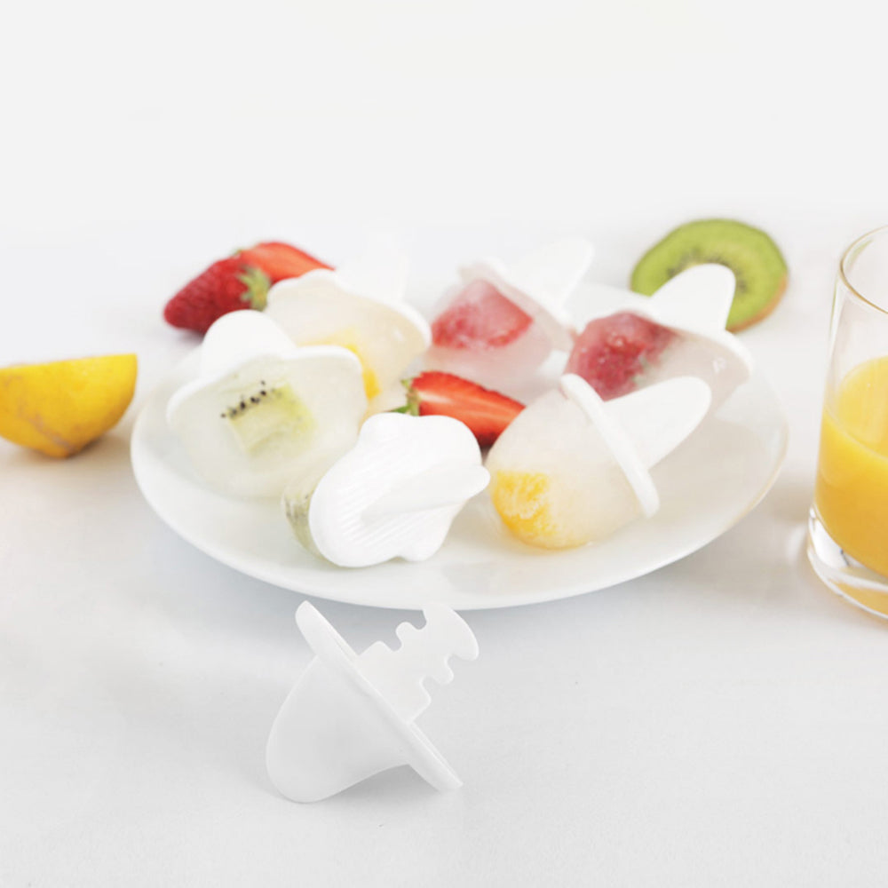 QUANGE LS010102 Home Kitchen Ice Cube Tray Little Whale Shape Ice Mold 6 Hole Food Grade Pudding Mold from xiaomi youpin ([3 orders to choose me])