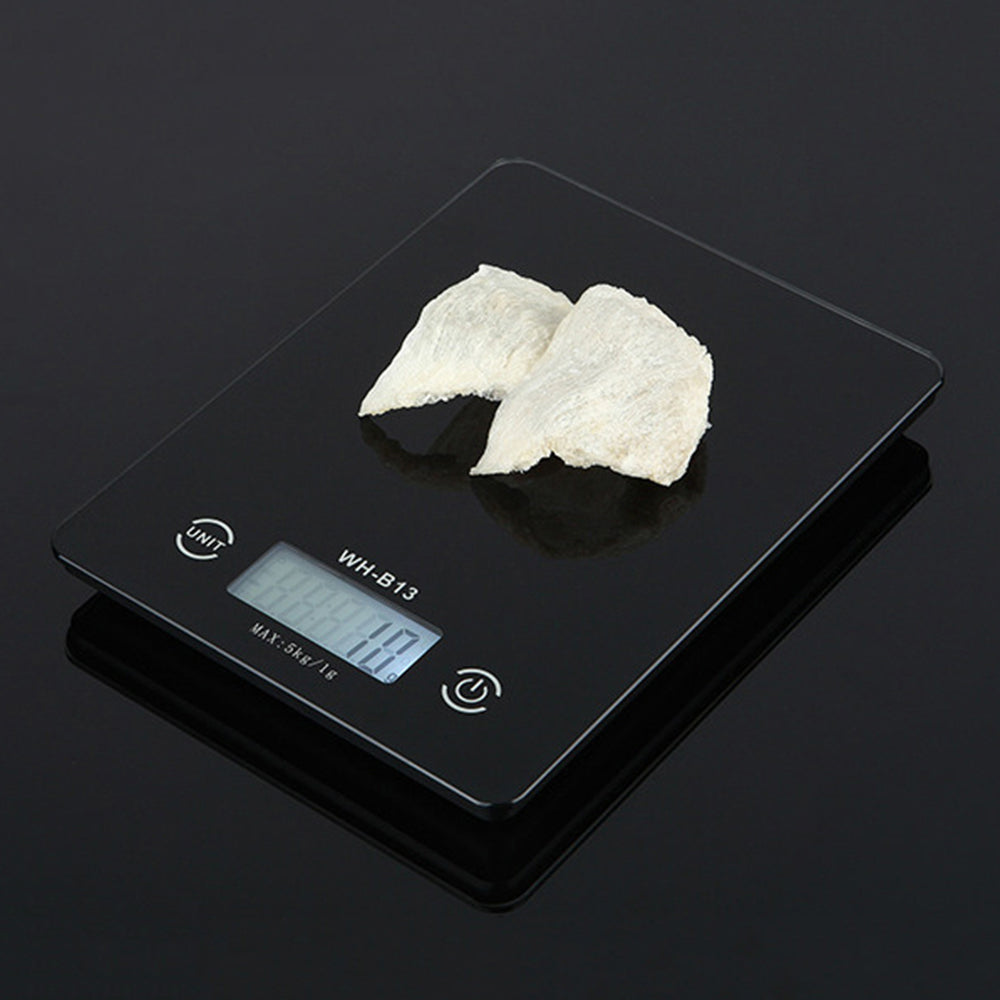 3Life H17906B 5KG/1G Accurate Touch Screen Kitchen Scale LCD Backlight Digital Kitchen Food Scale G/LB/OZ for Baking Cooking Tare Function From XIAOMI Youpin (Black)