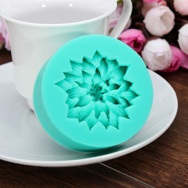 Chrysanthemum Silicone Fondant Mold Cake Decorating Mould Gum Paste Sugarpaste Mold FDA LFGB