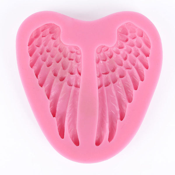 Angel Wings Silicone Fondant Mold Chocolate Polymer Clay Mould