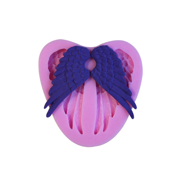 Angel Wings Silicone Fondant Mold Chocolate Polymer Clay Mould