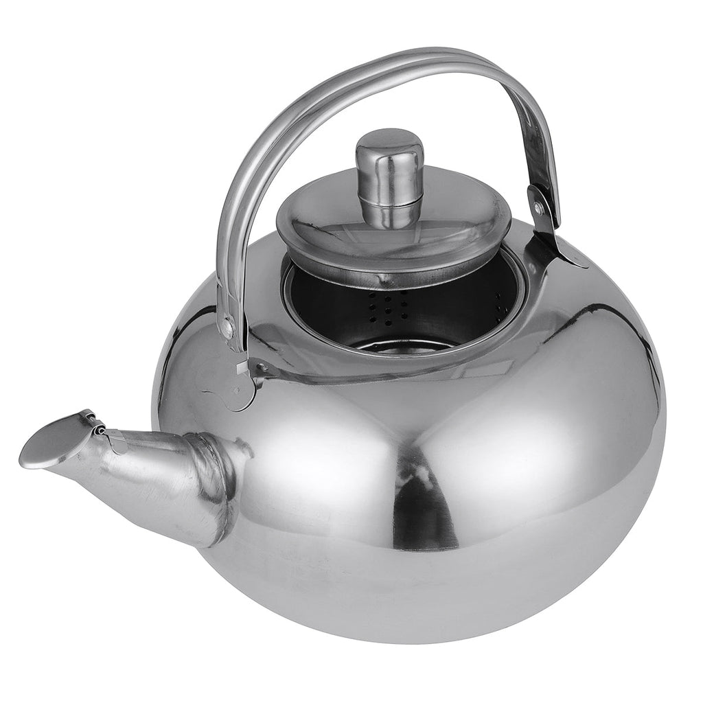 1/1.5/2/2.5L Stainless Steel Tea Pot Coffee Pot with Tea Strainer Infuser Filter