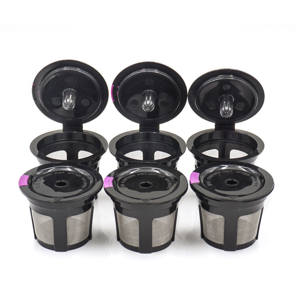 6PCS Reusable Refillable K-Cup Coffee Filter Cup for Keurig K50&K55 Coffee Maker Coffee Filter