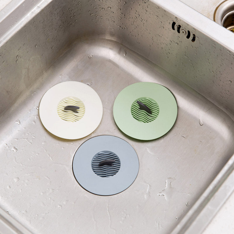Honana Shark Fin Kitchen Sewer Floor Drain Water Filter Kitchen Sink Strainer Stopper Waste Plug Sink Filter