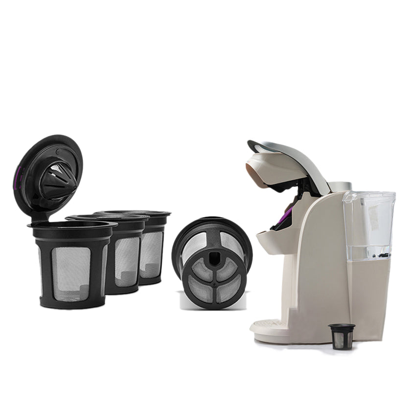 6PCS Reusable Refillable K-Cup Coffee Filter Cup for Keurig K50&K55 Coffee Maker Coffee Filter