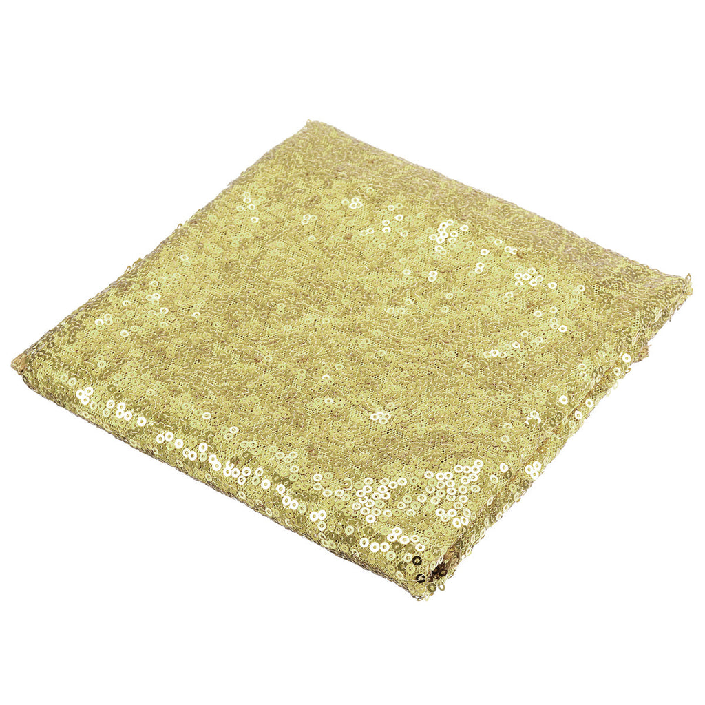 51''x20'' Gold Rose Sparkly Sequin Tablecloth Cover Banquet Wedding Party Decor